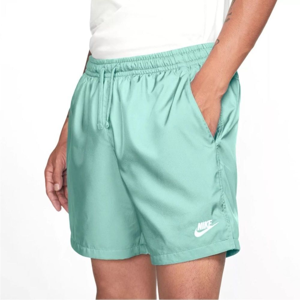 Nike Men's Sportswear Woven Flow Teal Mid-Thigh Shorts Size Large